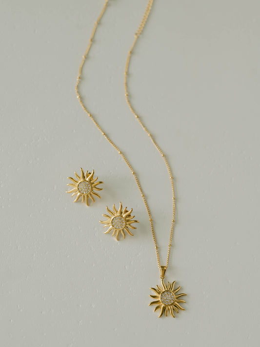 Sunburst Pendant Necklace