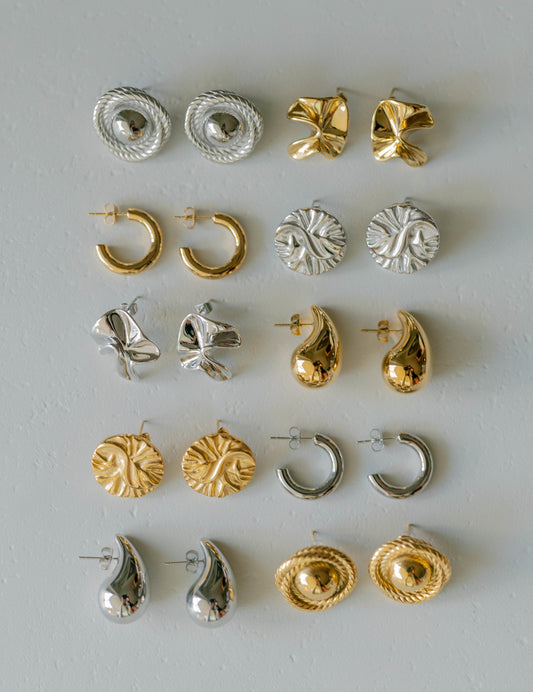 Bloom Studs β Silver