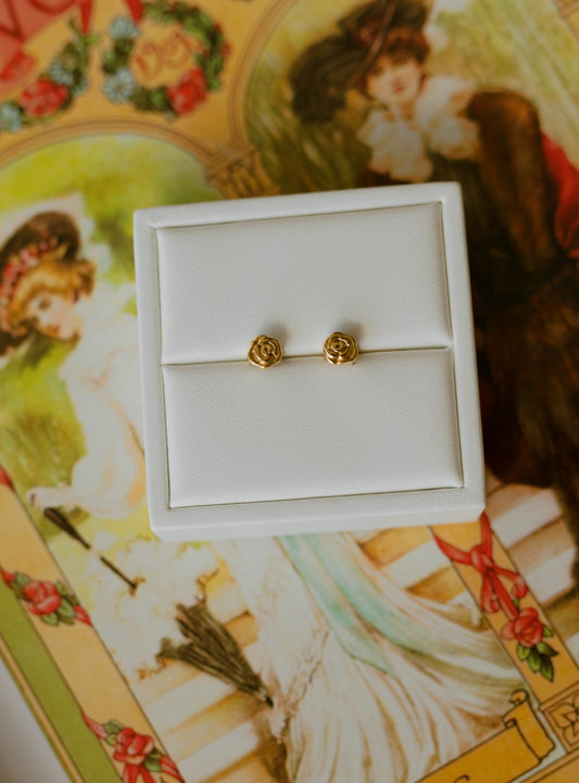 Petite Rose Studs