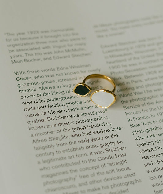 Duo Stone Open Ring