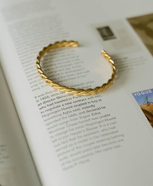 Rope Cuff β Gold