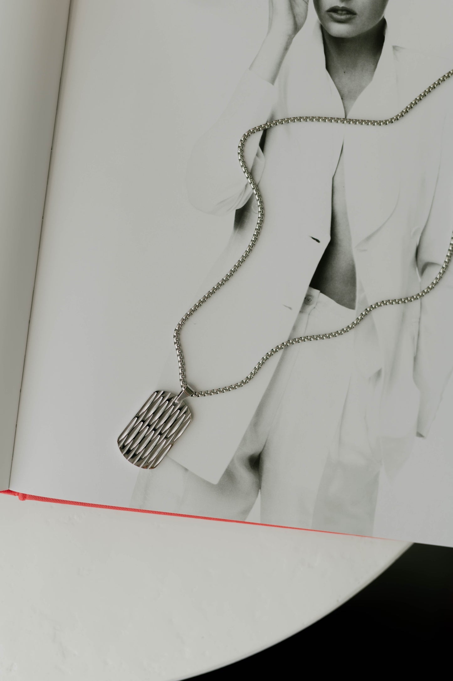 Dog Tag Necklace – Silver