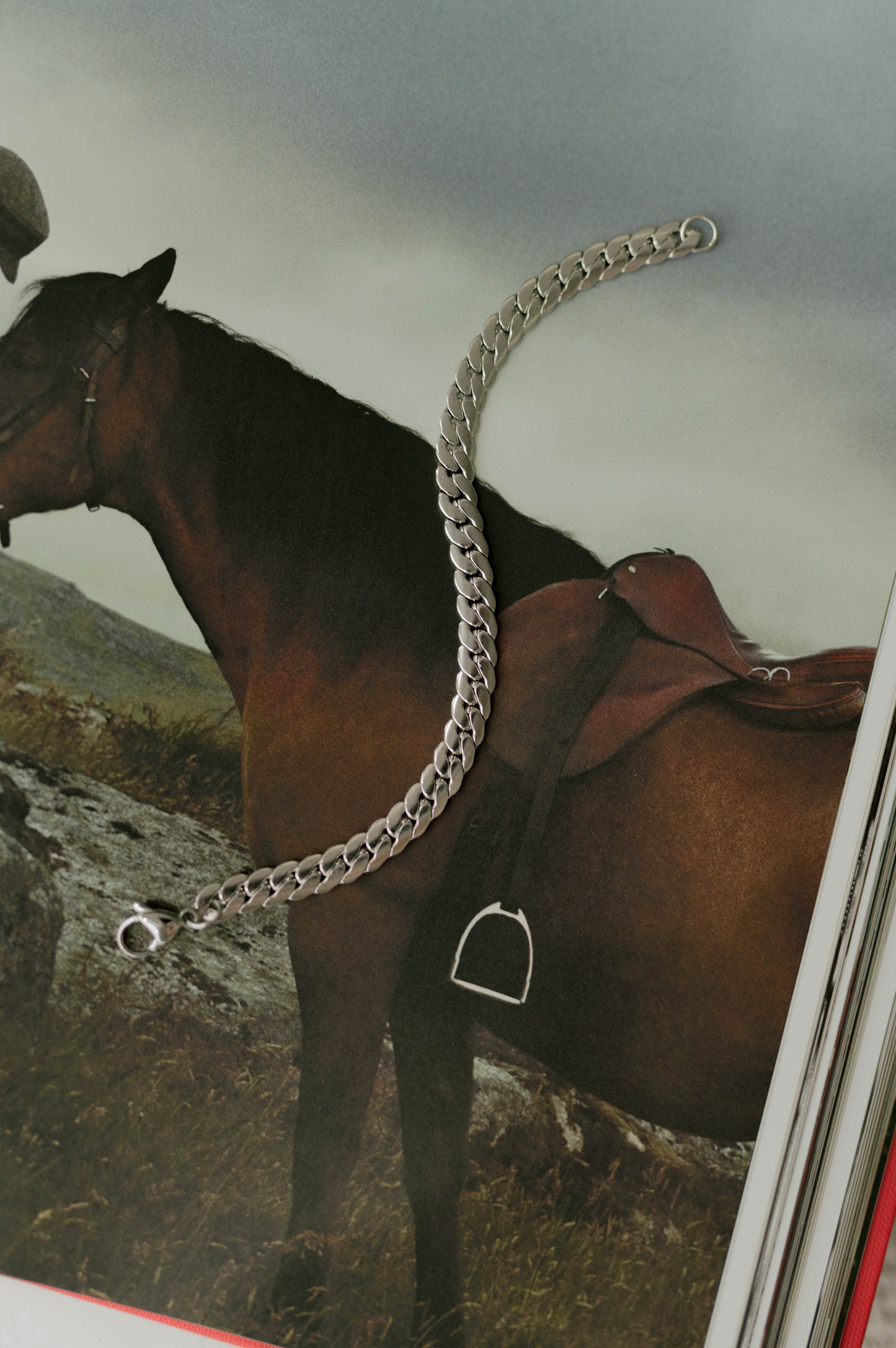 Flat Snake Bracelet – Silver