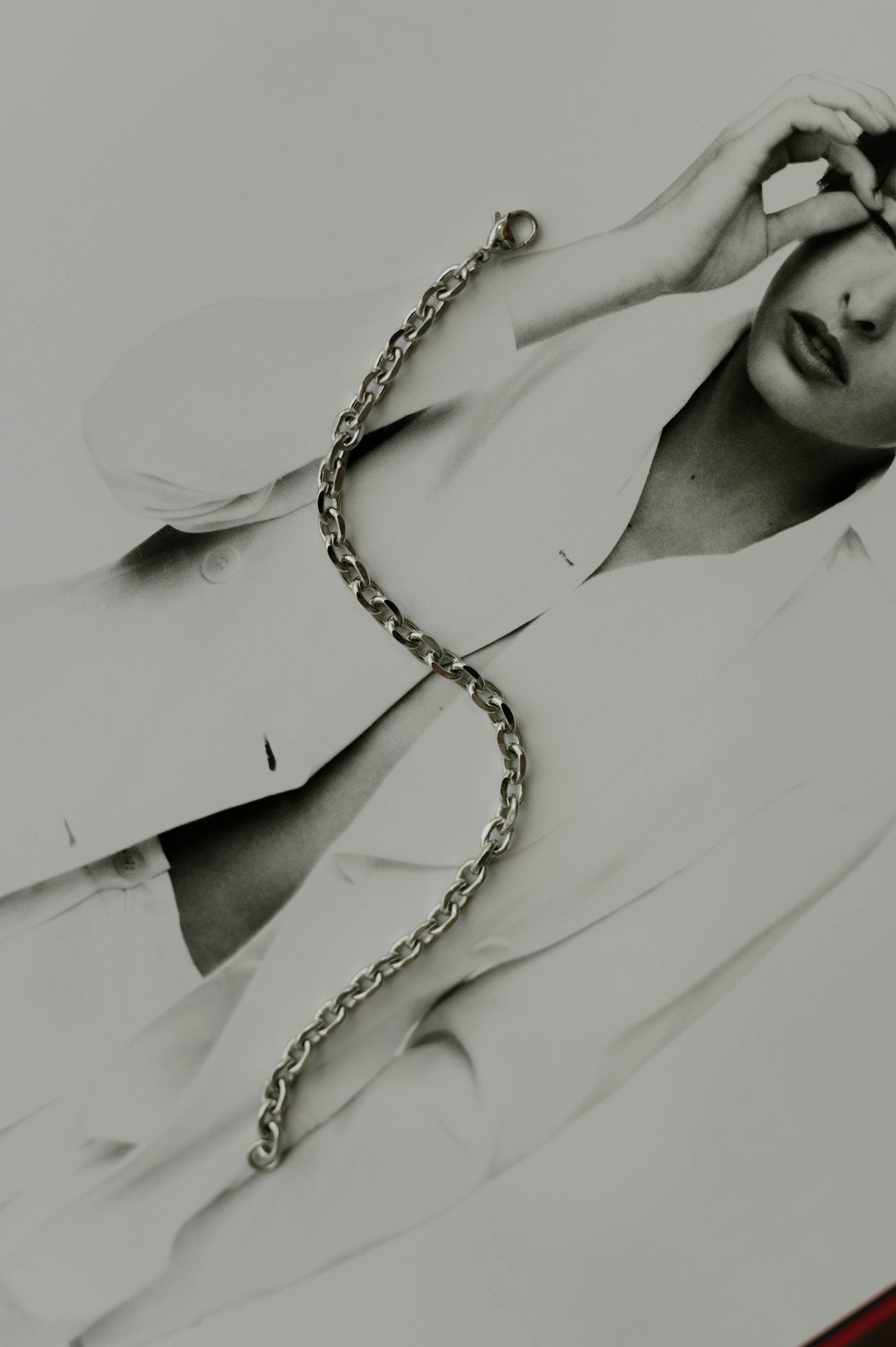 Anchor Link Bracelet – Silver