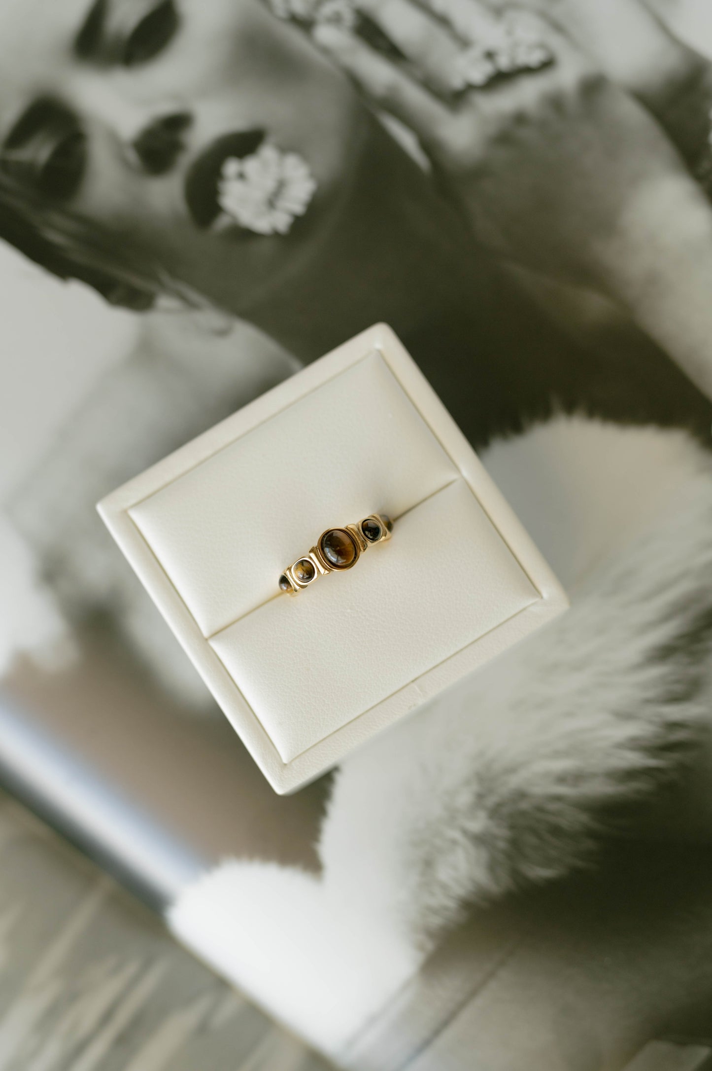 Gemstone Band Ring – Tiger’s Eye