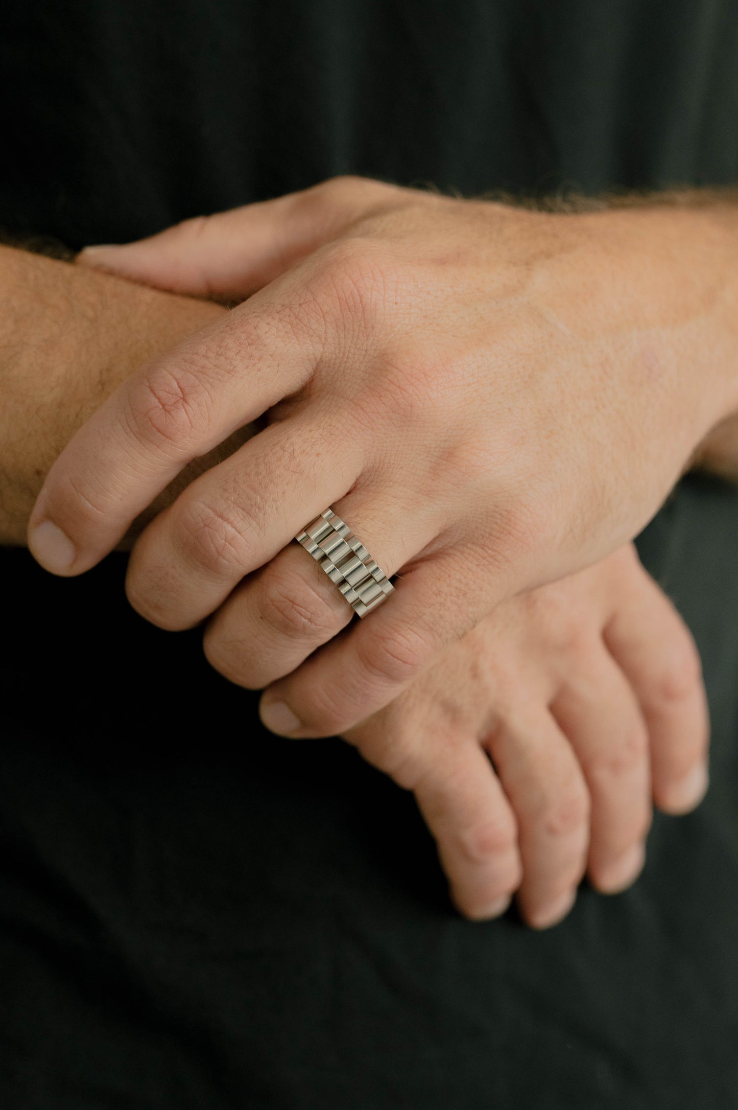 Watch Link Ring – Silver