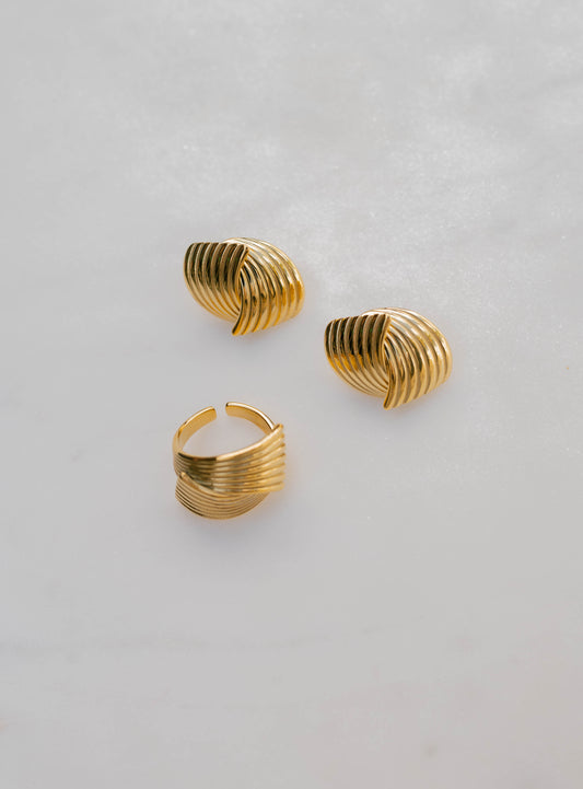 Ribbed Dome Ring