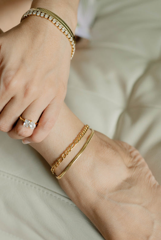 Flat Snake Chain Anklet