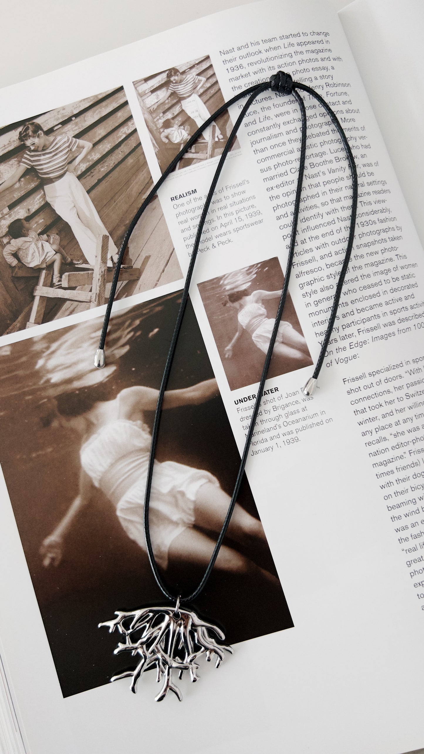 Corallo Cord Necklace - Silver