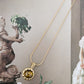 TIGER’S EYE ROPE PENDANT NECKLACE