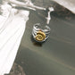 Amalfi Spiral Ring – Mixed Metal