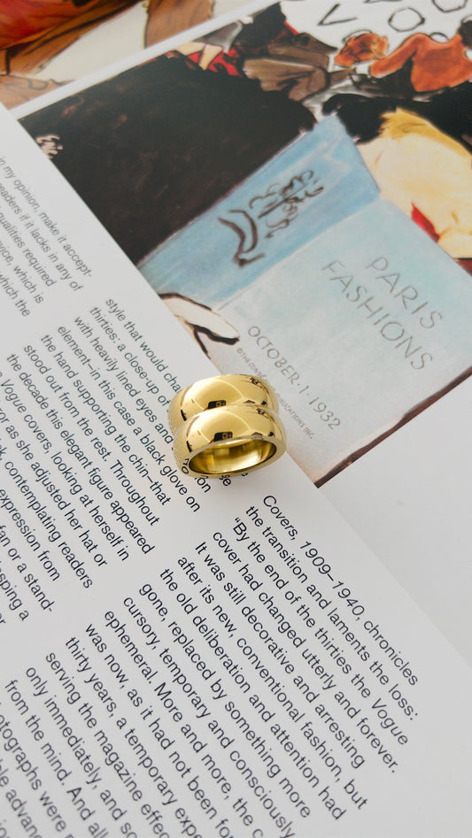 DOUBLE DOME BAND RING