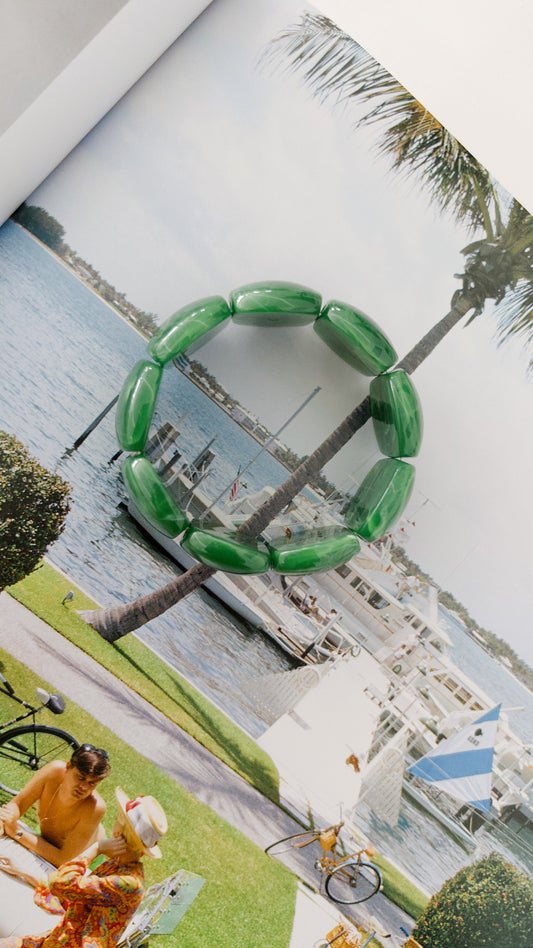 VERDE RESIN STRETCH BRACELET
