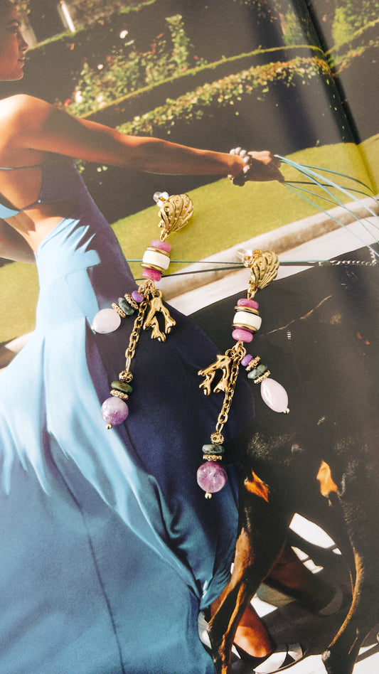 Corallina Rosa Earrings