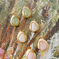 MOLTEN RESIN EARRINGS – PERLA GOLD