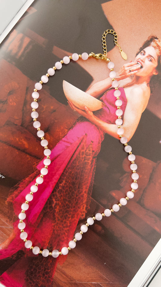 Rosé Stone Necklace