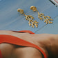 Capri Coral Earrings
