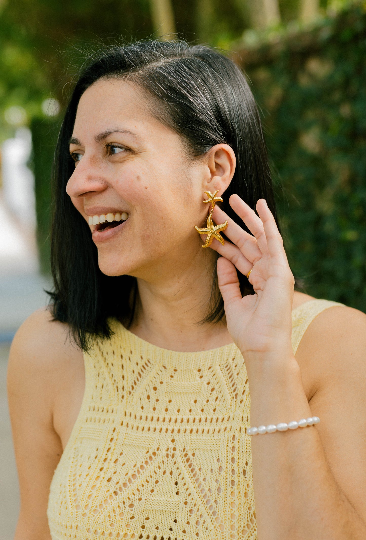 Starfish Drop Earrings