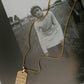Dog Tag Necklace – Gold
