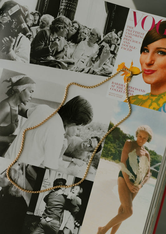 Box Chain Necklace – Gold