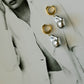 Molten Drop Earrings – Mixed Metal