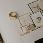 Rectangle Signet Ring – Mother of Pearl