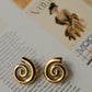 Spiral Stud Earrings