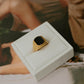 Square Stone Signet Ring – Gold