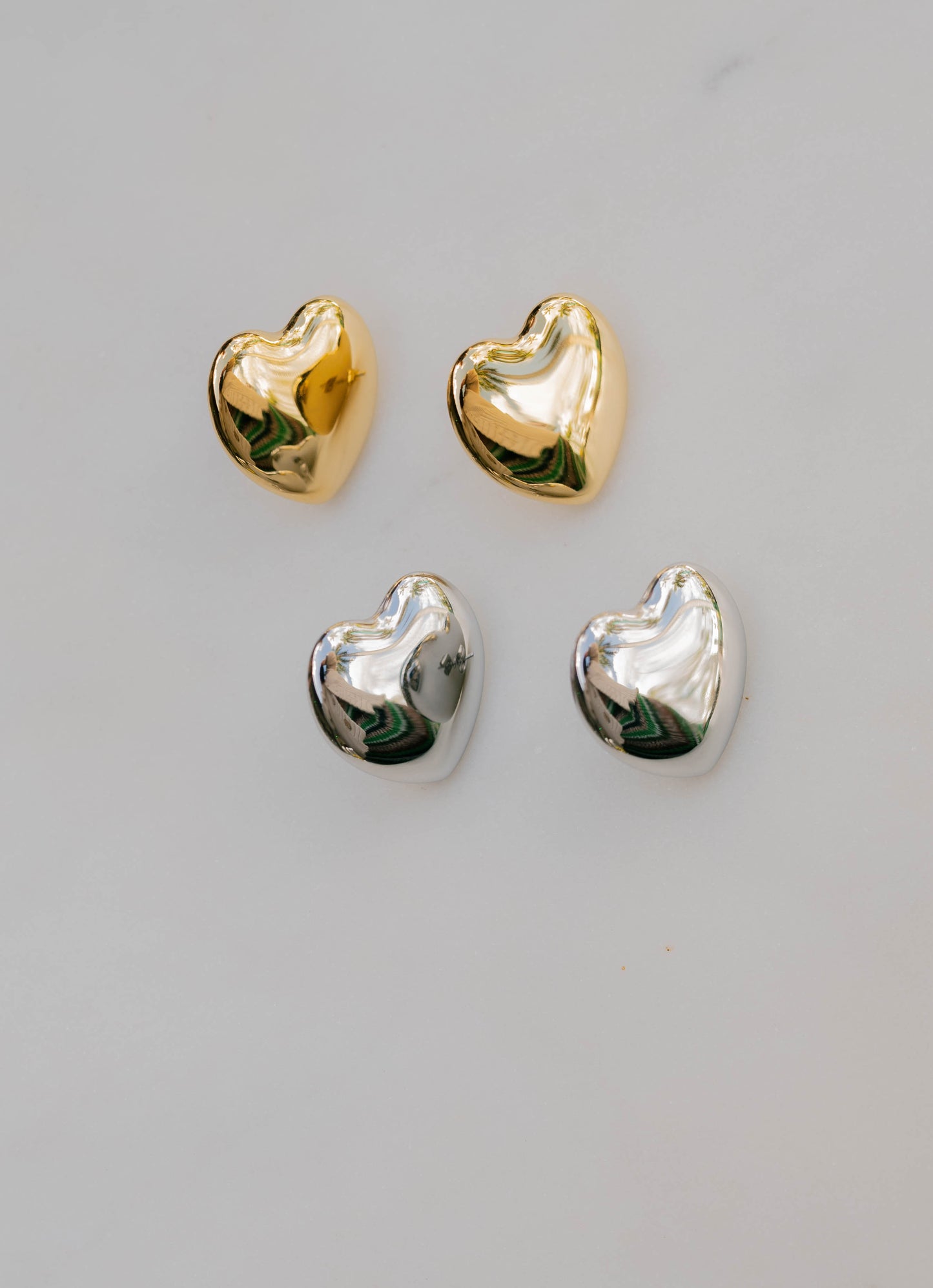 Heart Stud Earrings