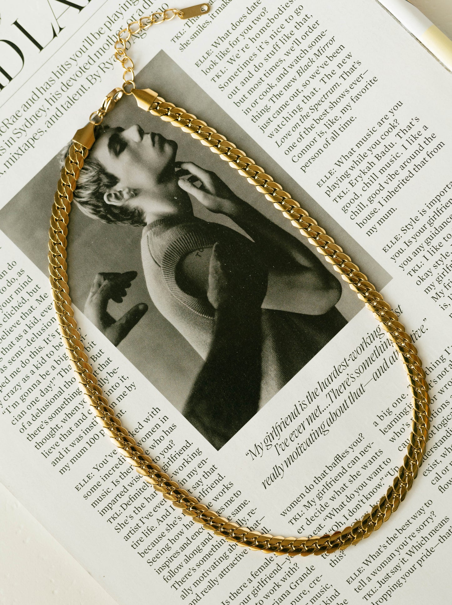 Cuban Choker – Gold