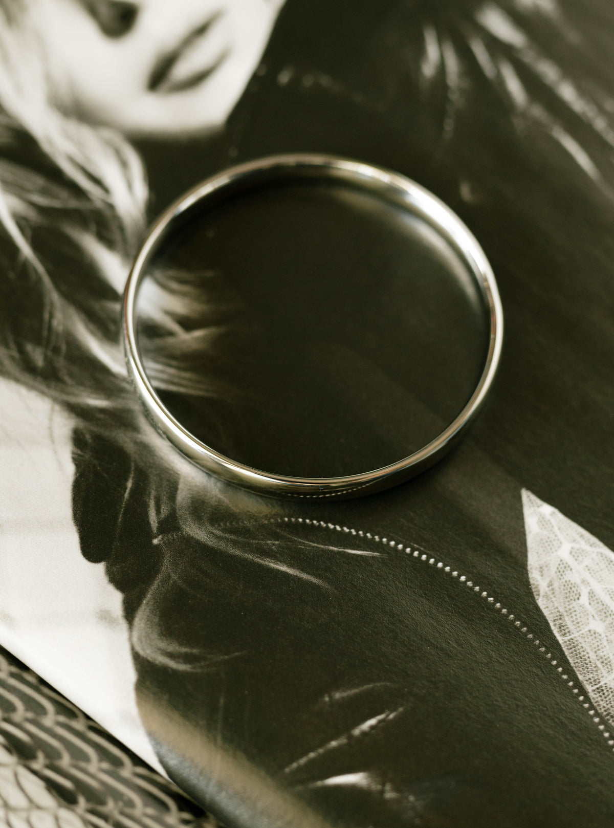 Polished Bangle - Silver