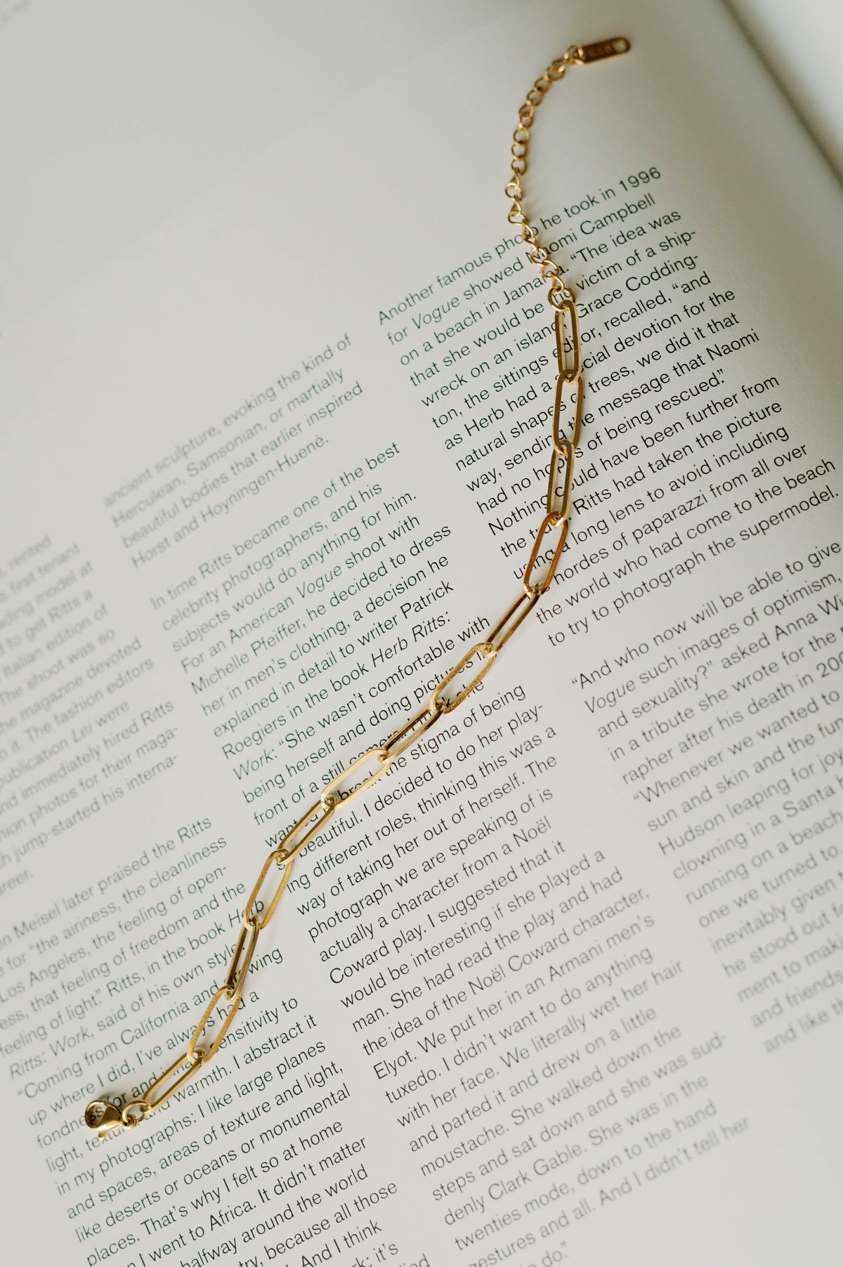 Paperclip Chain Bracelet