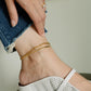 Herringbone Anklet