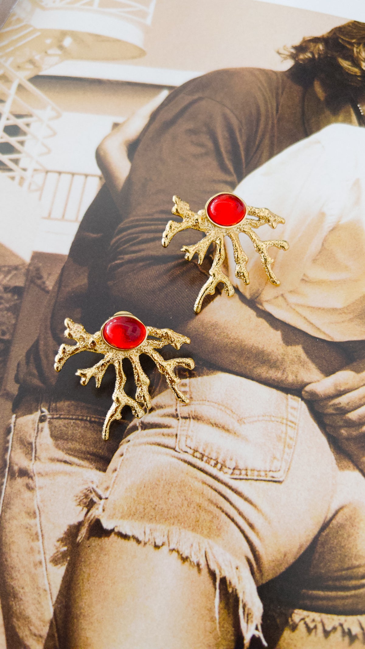 Corallo Stud Earrings