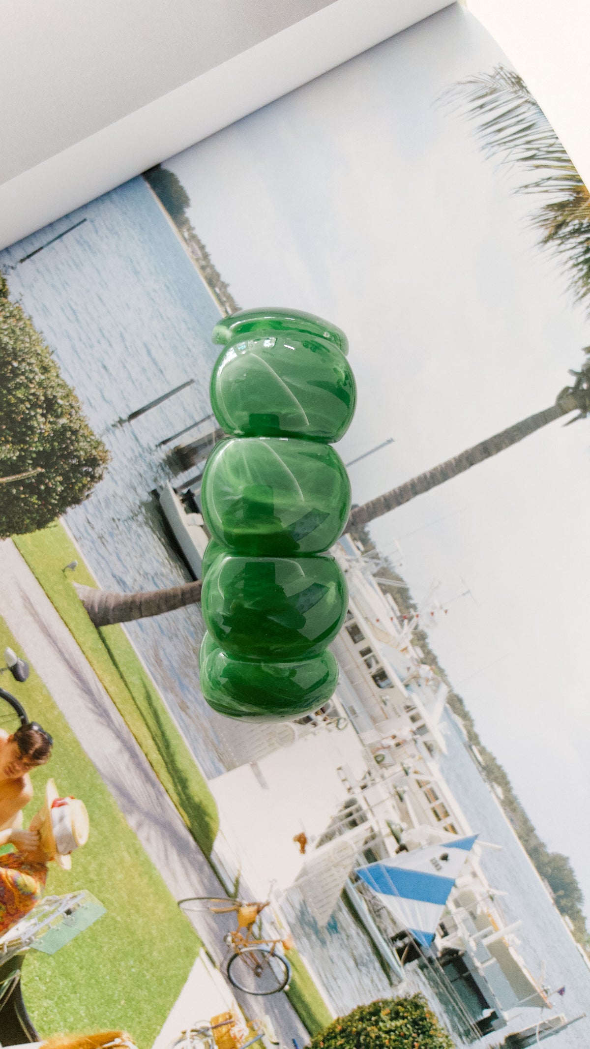 VERDE RESIN STRETCH BRACELET