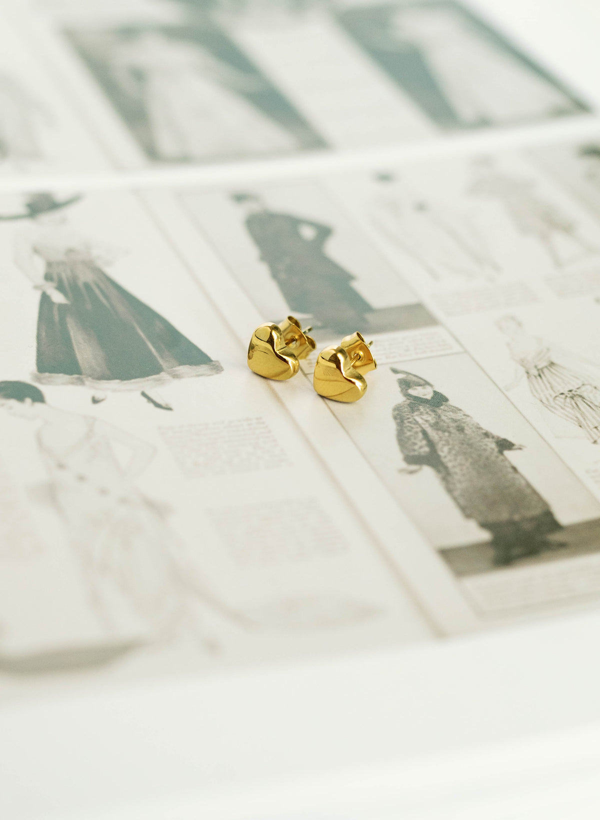 Mini Heart Stud Earrings