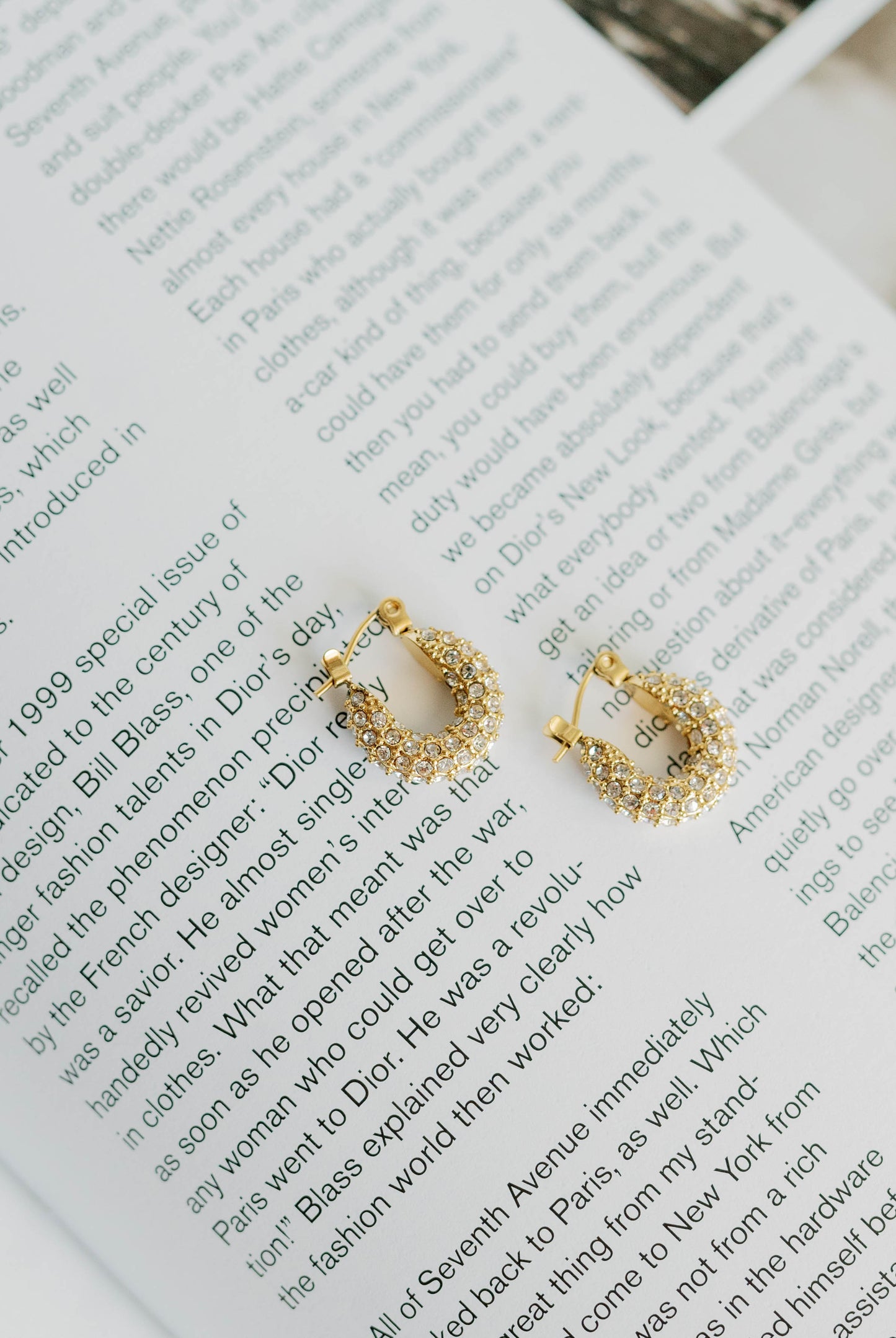 Mini Sparkle Hoop Earrings