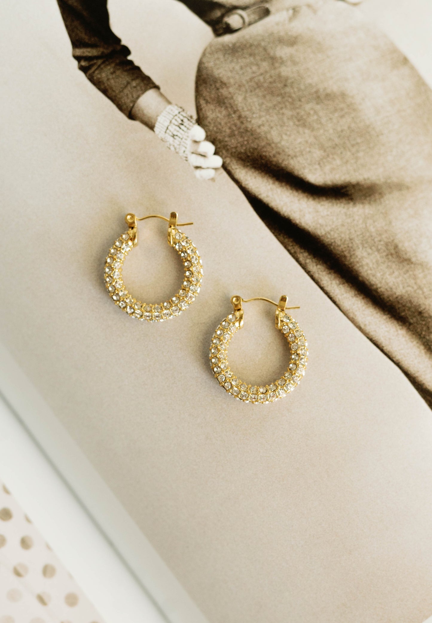 Sparkle Hoop Earrings